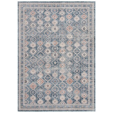Safavieh 9 ft. 8 in. x 13 ft. Signature Power Loomed Rectangle Area Rug Blue & Ivory SIG752M-10